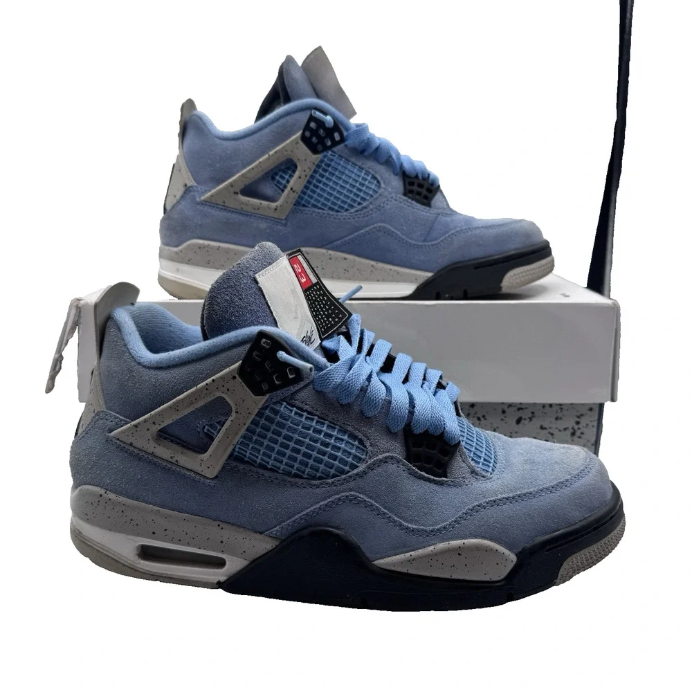Jordan 4 Retro Mid University Blue OG Box Size 9 Men CT8527-400